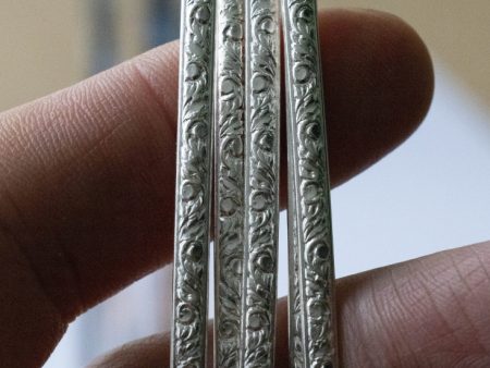 925 Sterling Silver Pattern 1/2 Round Wire (3.55 x 1.52mm)