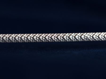 925 Sterling Silver Pattern Flat Wire 'Snake Skin'