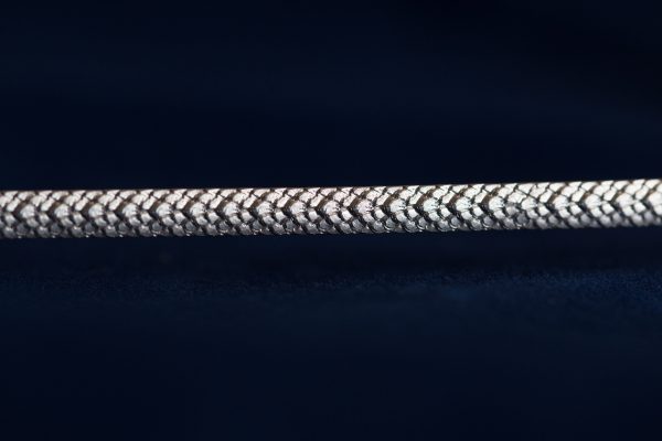 925 Sterling Silver Pattern Flat Wire 'Snake Skin'