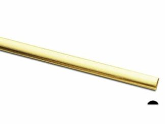 Brass Half Round Wire (Soft)