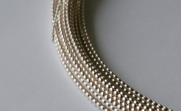 925 Sterling Silver Half-Bead Wire (Soft)