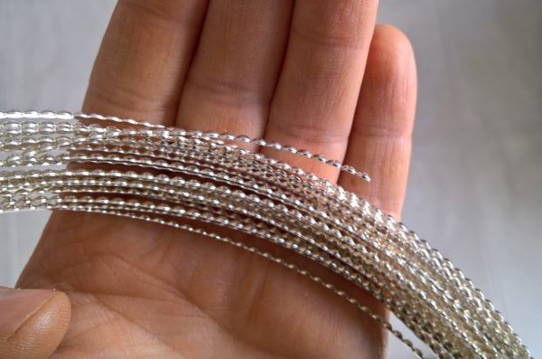 925 Sterling Silver Half-Bead Wire (Soft) - Image 2