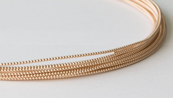 14/20 Yellow Gold-Filled Full-Bead Wire (Soft)