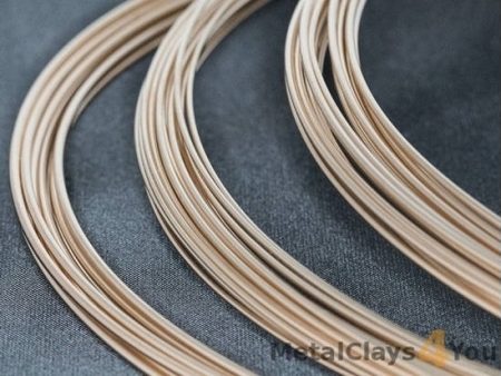 Yellow Gold-Filled Round Wire 12/20 (Half Hard)