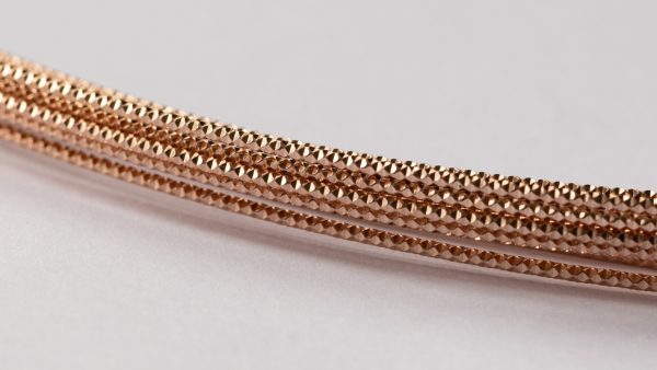 14/20 Rose Gold-Filled Diamond Cut Wire (Soft)