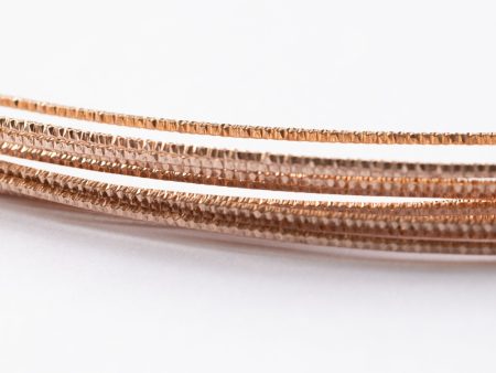 14/20 Rose Gold-Filled Sparkle Square Wire (Soft)