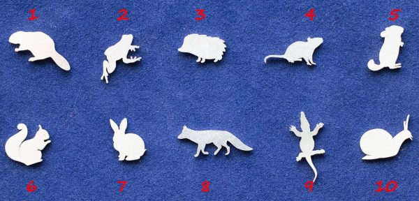 925 Sterling Silver Small Animals Solderable Accent (set of 10pc)