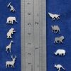 925 Sterling Silver Wild Animals Solderable Accent (set of 10pc) - Image 2