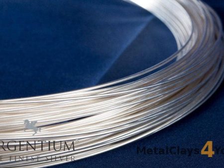 935 Argentium Sterling Silver Round Wire (Half Hard)