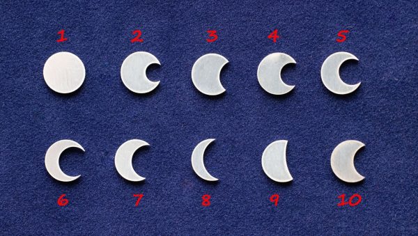 925 Sterling Silver Moons Solderable Accent Size 6mm (set of 10pc)