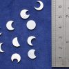 925 Sterling Silver Moons Solderable Accent Size 9mm (set of 10pc) - Image 2