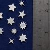 925 Sterling Silver Stars Solderable Accent Size 10mm (set of 10pc) - Image 2