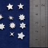 925 Sterling Silver Stars Solderable Accent Size 8mm (set of 10pc) - Image 2