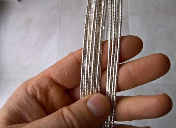 925 Sterling Silver Pattern Flat Wire 1.07x1.68mm - Image 2