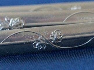 925 Sterling Silver Pattern 1/2 Round Wire 6.27 x 2.84mm