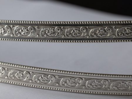 925 Sterling Silver Pattern Flat Wire 9.52 x 1.49mm