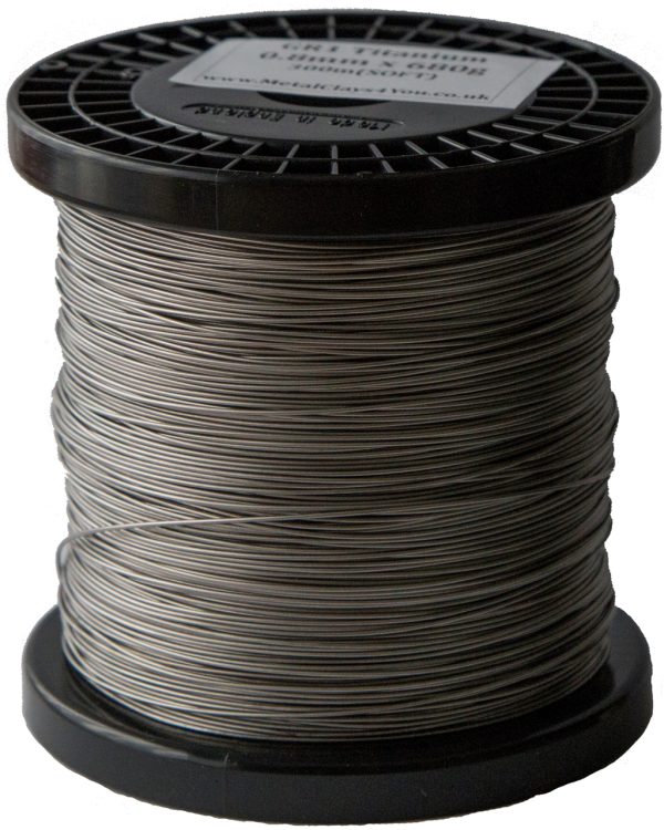 Titanium Round Wire Grade 1 (Soft) 0.8mm x 300m