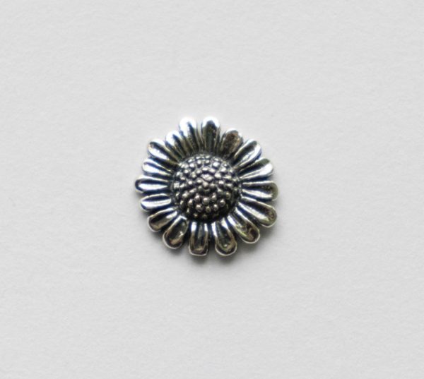 925 Sterling Silver Small Daisy Solderable Component