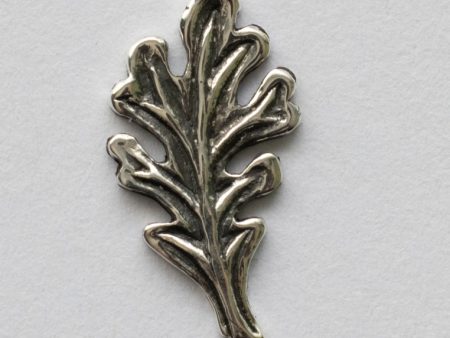925 Sterling Silver Oak Leaf Solderable Component
