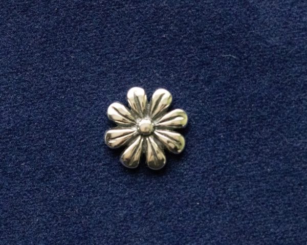 925 Sterling Silver Flower (8.8mm) Component