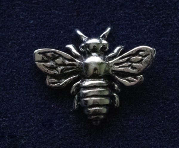 925 Sterling Silver Honey Bee Component