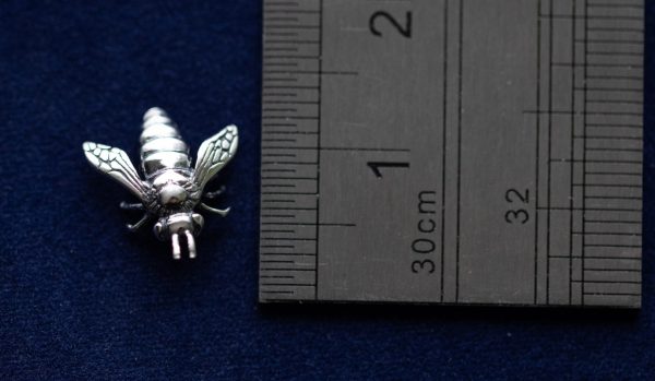 925 Sterling Silver Bee Component