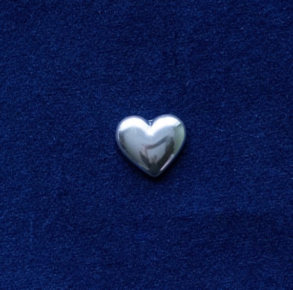 925 Sterling Silver Heart Component