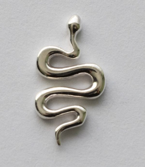 925 Sterling Silver Small Snake Component
