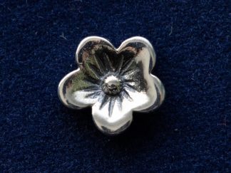 925 Sterling Silver Small Cherry Flower Component 6.9mm