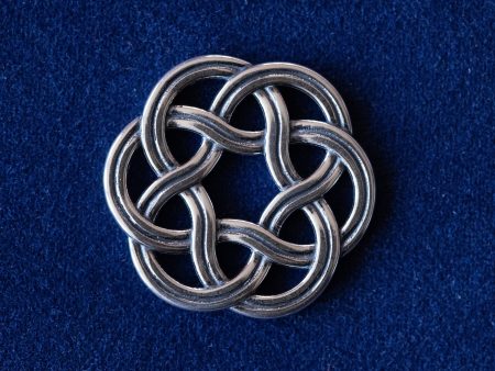925 Sterling Silver Celtic Circle Component