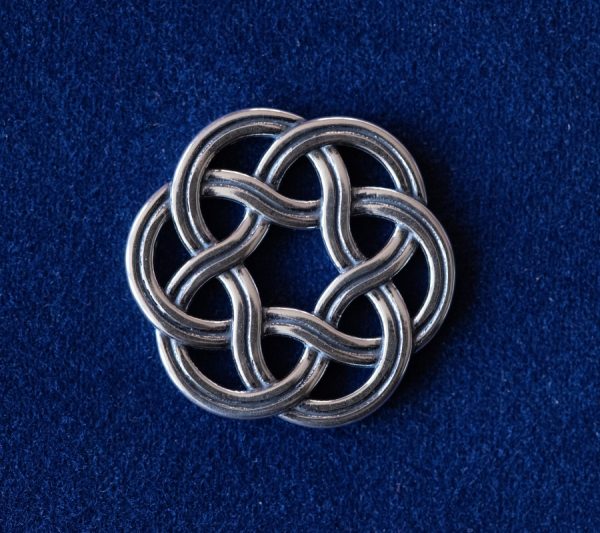 925 Sterling Silver Celtic Circle Component