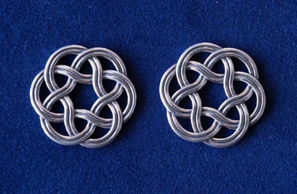 925 Sterling Silver Celtic Circle Component - Image 2
