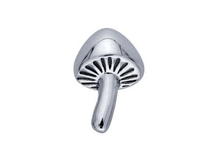 925 Sterling Silver Mushroom Component