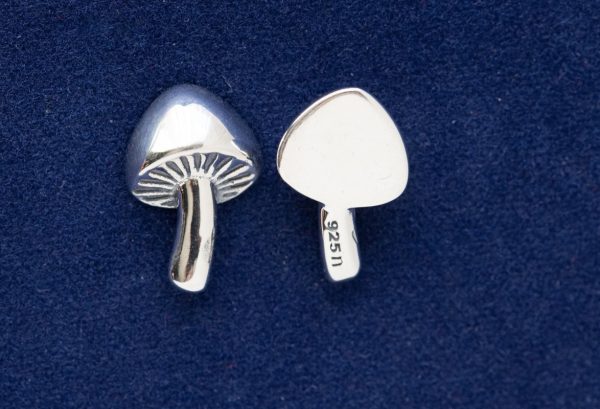 925 Sterling Silver Mushroom Component - Image 2