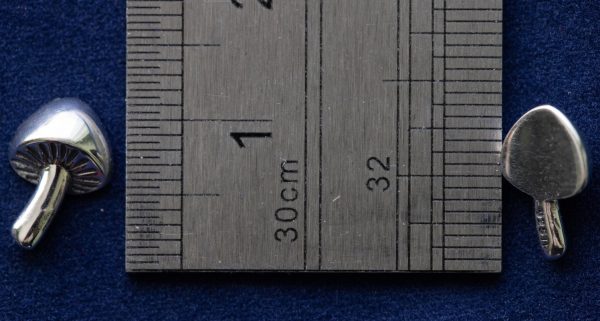 925 Sterling Silver Mushroom Component - Image 3