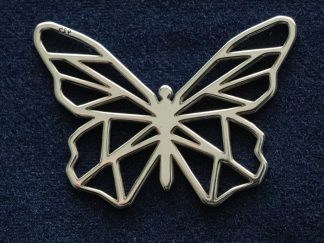 925 Sterling Silver 'Open'Butterfly Component