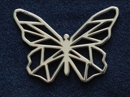 925 Sterling Silver 'Open'Butterfly Component