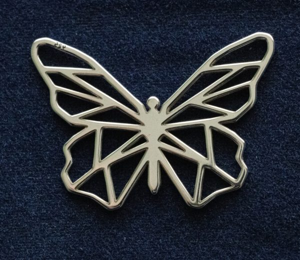 925 Sterling Silver 'Open'Butterfly Component