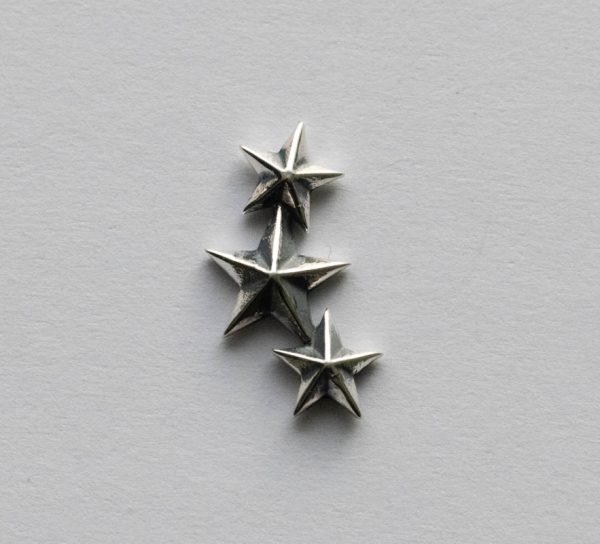 925 Sterling Silver Star Cluster Solderable Component