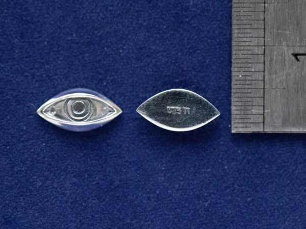925 Sterling Silver Eye Component - Image 2
