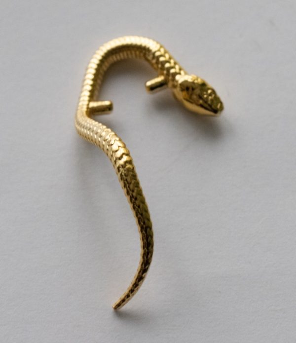 925 Sterling Silver Snake Stone Setting Component - Image 6