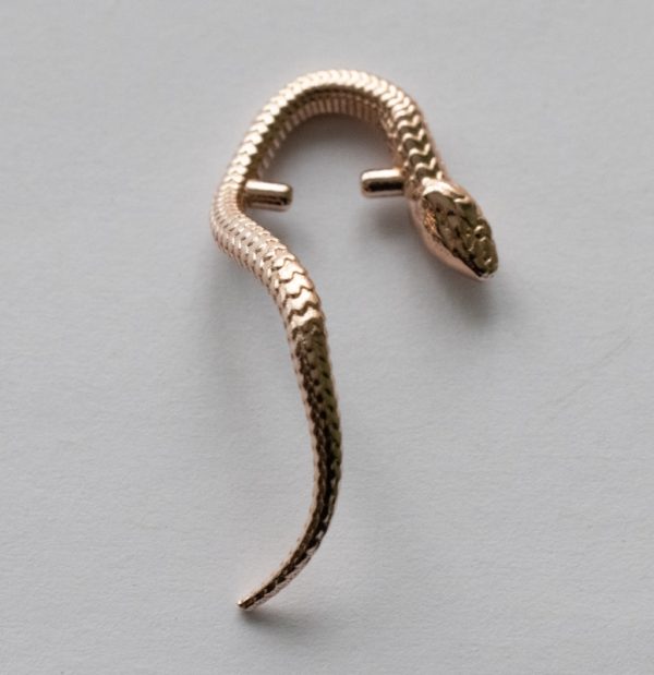 925 Sterling Silver Snake Stone Setting Component - Image 5