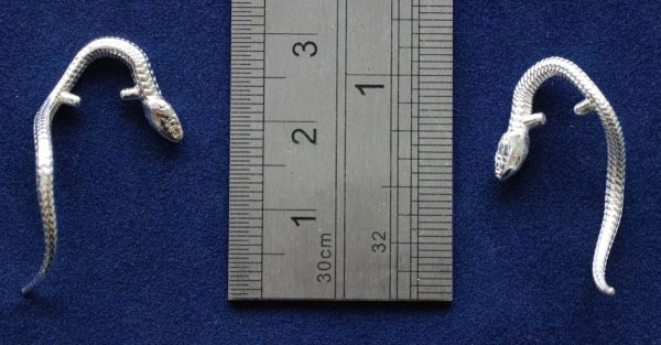 925 Sterling Silver Snake Stone Setting Component - Image 3