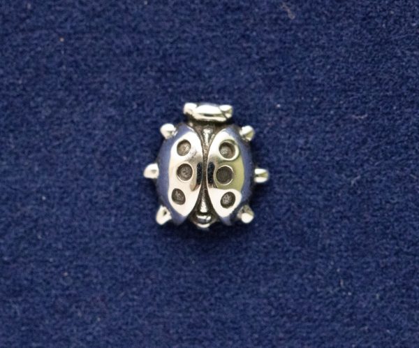 925 Sterling Silver Ladybug Component