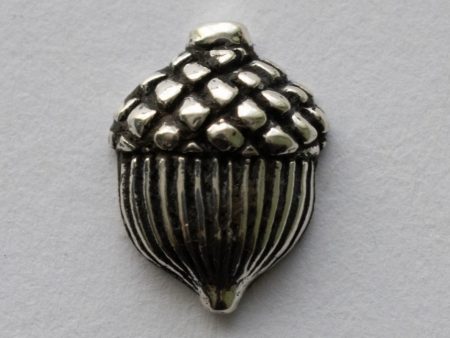 925 Sterling Silver Acorn Solderable Component