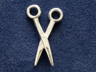 925 Sterling Silver Scissor Component