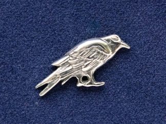 925 Sterling Silver Raven Component