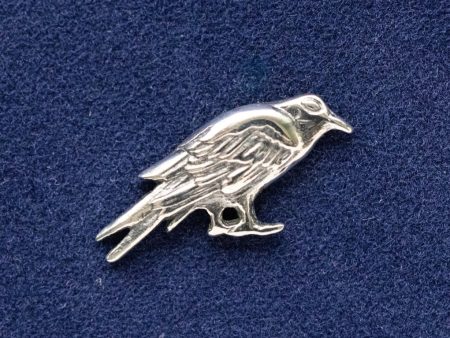 925 Sterling Silver Raven Component
