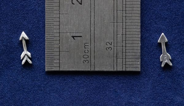 925 Sterling Silver Small Arrow Component - Image 2