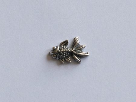 925 Sterling Silver Goldfish Component